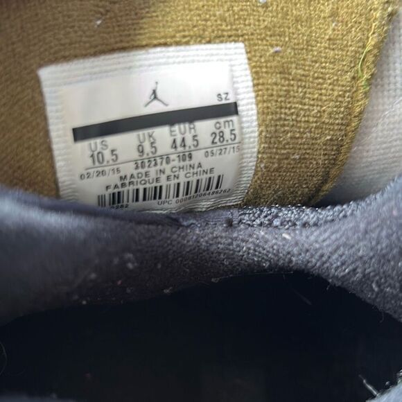 Nike Air Jordan 9 IX Retro Statue Men’s Size 10.5 Sneakers  White Olive 302370-1 - Picture 6 of 6